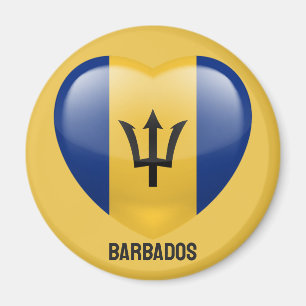Barbados Love Magnet