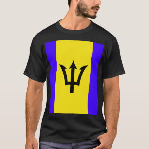 Barbados National Flag an eastern Caribbean island T-Shirt