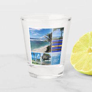 Barbados Ocean Views Shot Glass