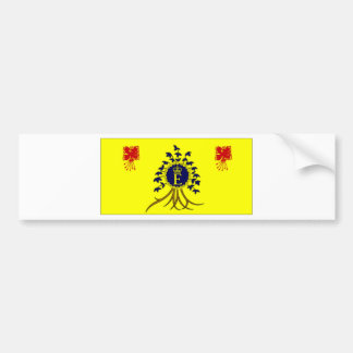 Barbados Personal Flag of HM The Queen Flag Bumper Sticker
