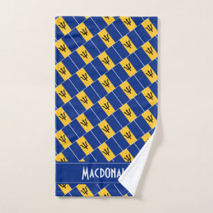 BARBADOS Personalised Carnival Sports Hand Towel