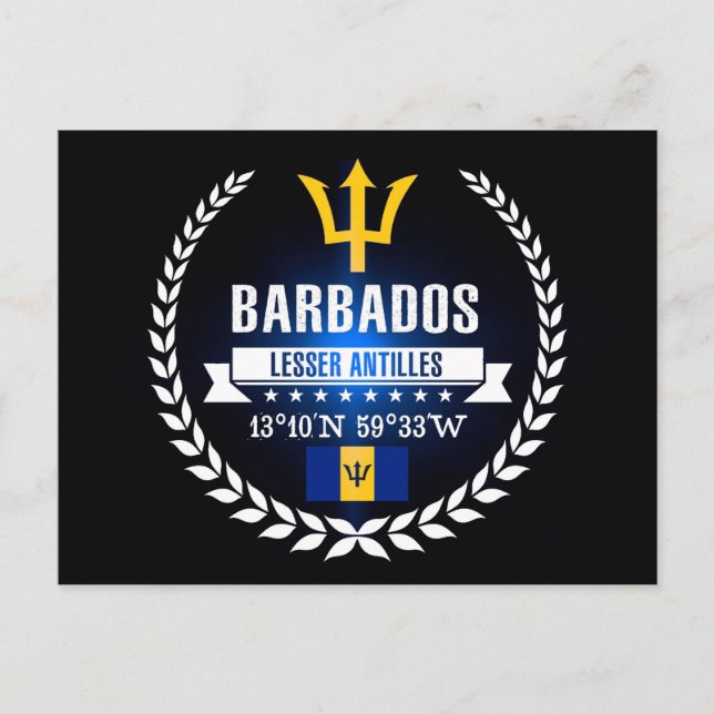 Barbados Postcard (Front)