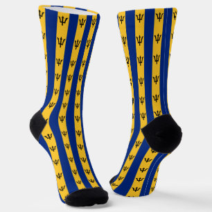 Barbados Socks, patriotic Barbados Flag fashion Socks