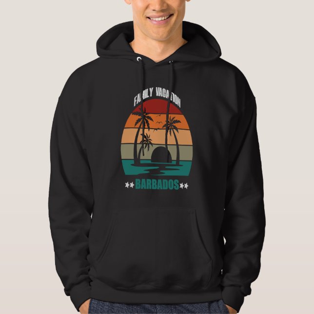 Barbados Summer Family Couple Matching Holiday S Hoodie (Front)