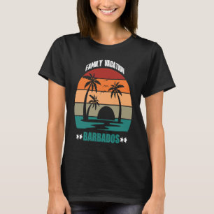 Barbados Summer Family Couple Matching Holiday S T-Shirt