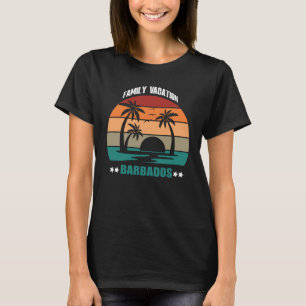 Barbados Summer Family Couple Matching Holiday S T-Shirt