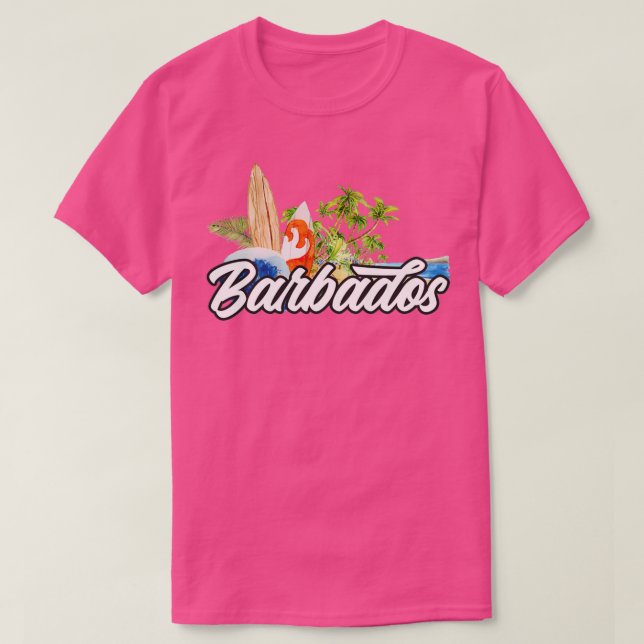 Barbados surf T-Shirt (Design Front)