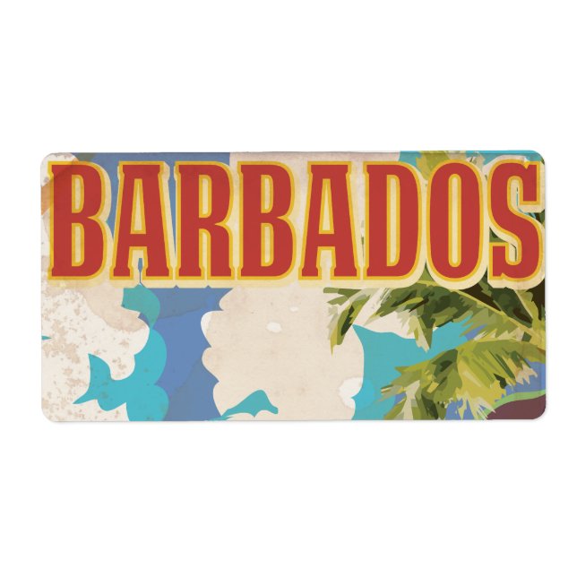Barbados travel poster (Front)
