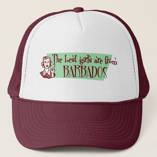 BARBADOS TRUCKER HAT (Front)