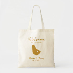 Barbados Wedding Welcome Bag, Destination Tote Bag