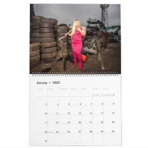 Barbara 2022 Calendar Scrapyard by Evija Laivina