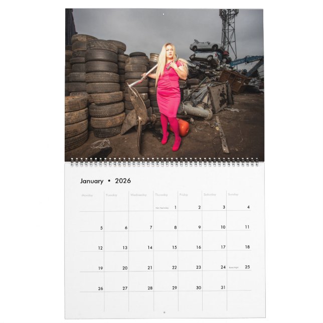 Barbara 2022 Calendar Scrapyard by Evija Laivina (Jan 2026)