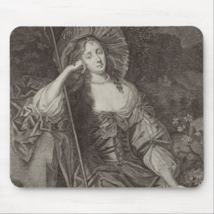 Barbara Duchess of Cleaveland (1641-1709) as a She Mouse Mat