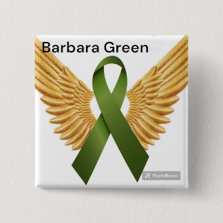 Barbara Green  15 Cm Square Badge