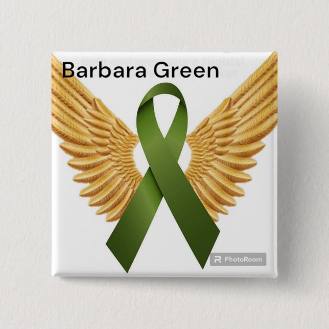Barbara Green  15 Cm Square Badge (Front)