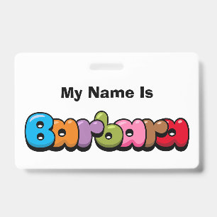 Barbara ID Badge