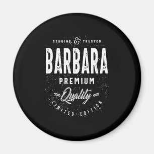 Barbara Personalised Name Birthday Gift Magnet