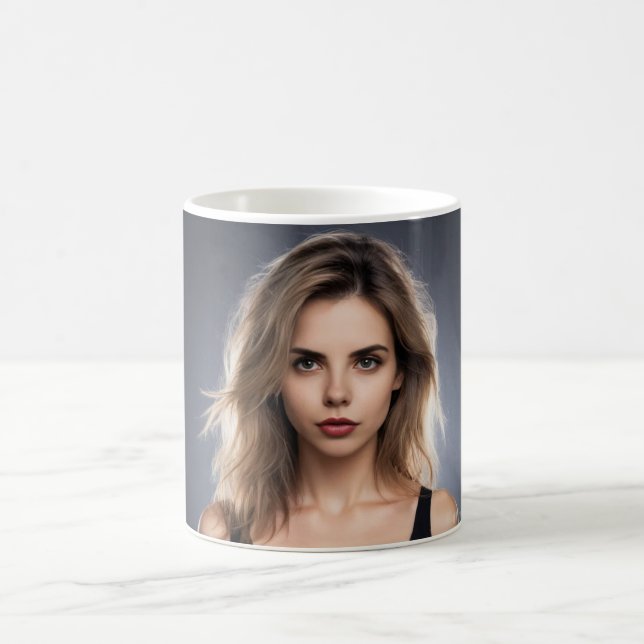  Barbarann DaVinci  Mug, 11 oz Coffee Mug (Center)