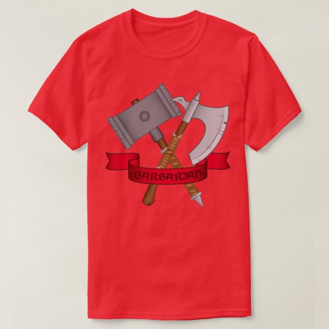 Barbarian 4 T-Shirt (Design Front)
