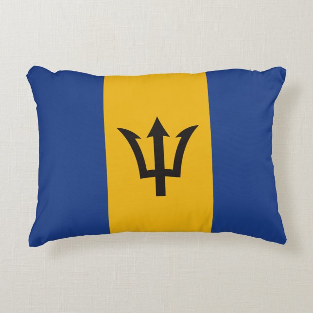 Barbarian Bajan Flag Total Coverage  Decorative Cushion (Front)