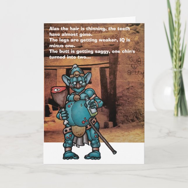 BARBARIAN BIRTHDAY CARD (Front)