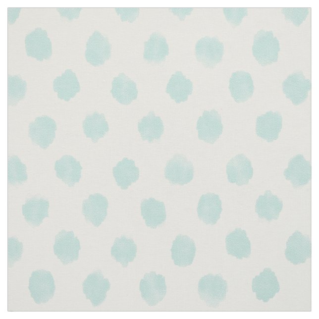 BARBARIAN Boho Aqua Dots Fabric (Swatch)