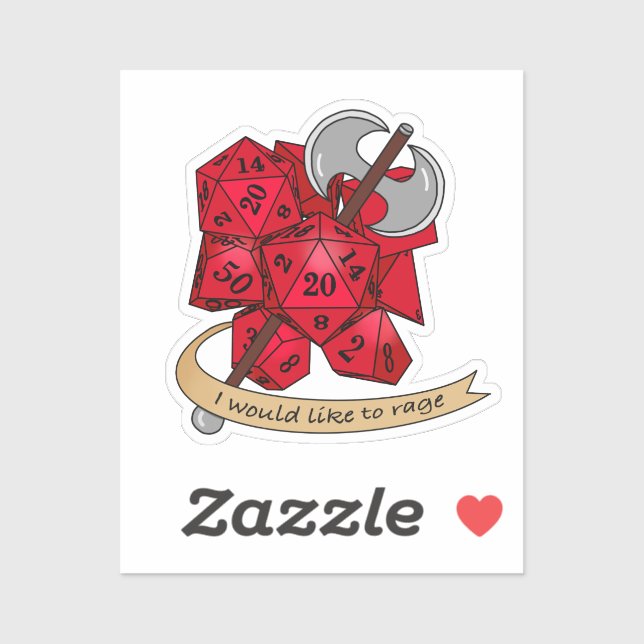 Barbarian Dice Design (Sheet)