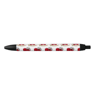 Barbarian Dice Design Black Ink Pen