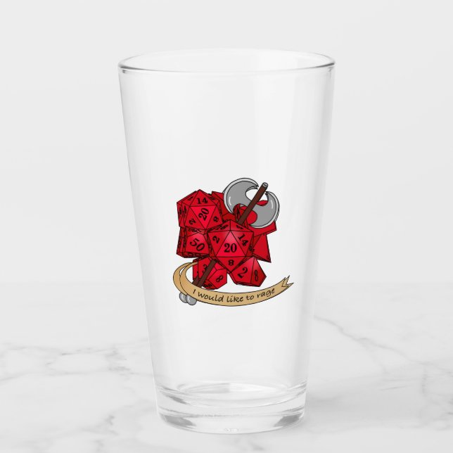 Barbarian Dice Design Glass (Front)