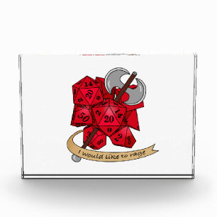 Barbarian Dice Design Photo Block