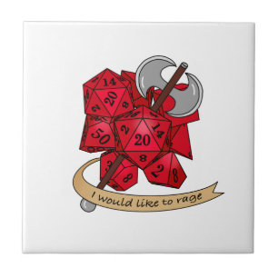 Barbarian Dice Design Tile