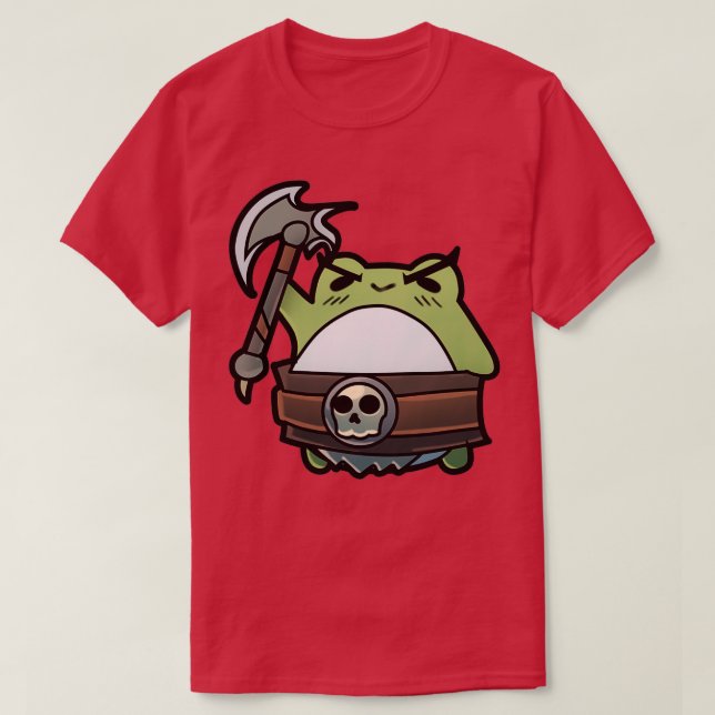 Barbarian Frog Textless Version T-Shirt (Design Front)