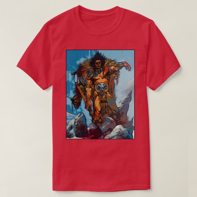 Barbarian God 1 T-Shirt (Design Front)