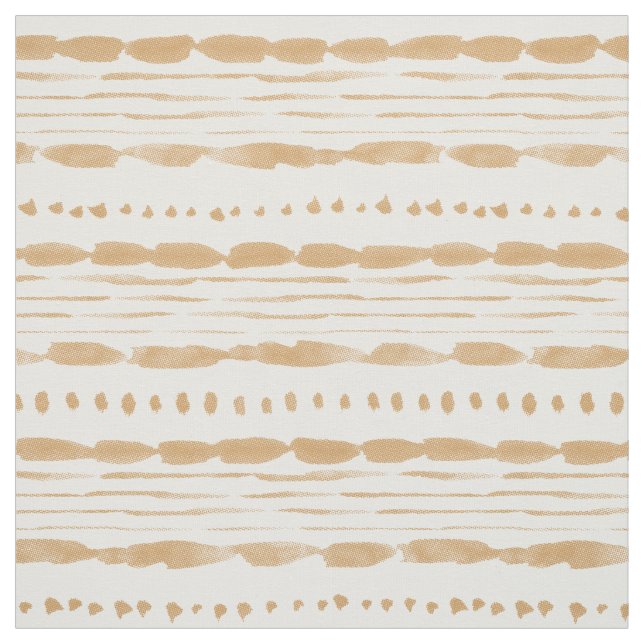 BARBARIAN Rad Boho Stripes Golden Fabric (Swatch)