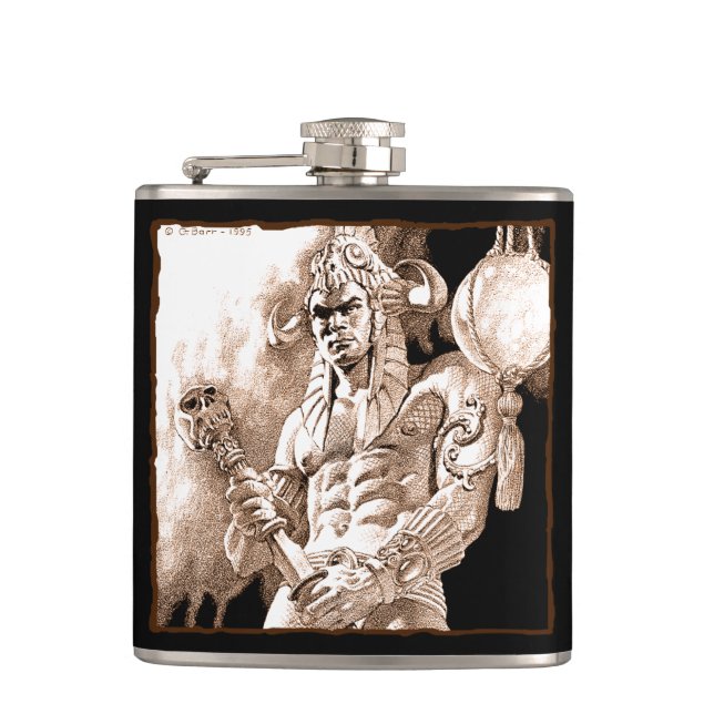 Barbarian Warrior Flask (Front)