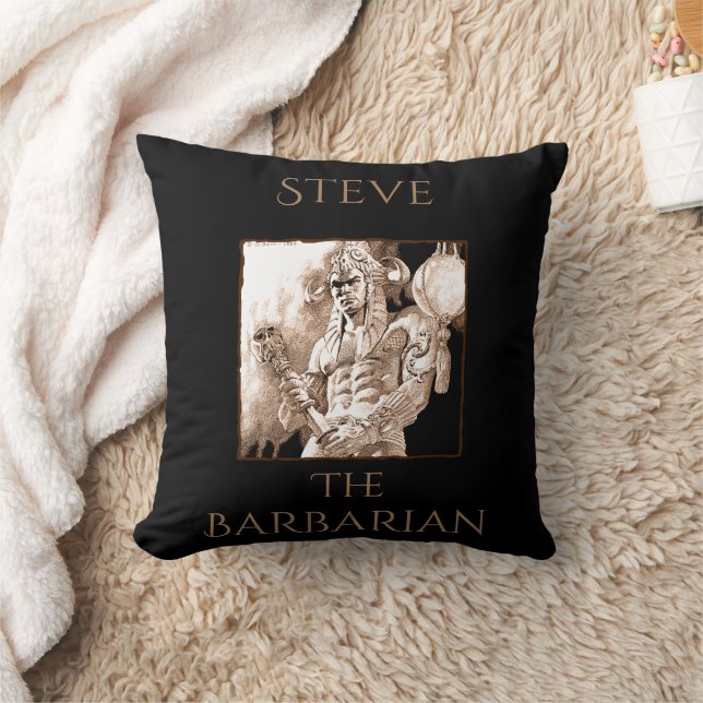 Barbarian Warrior Personalised  Cushion (Blanket)