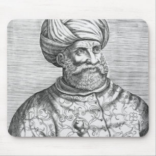 Barbarossa, illustration from Andre Thevet's Mouse Mat