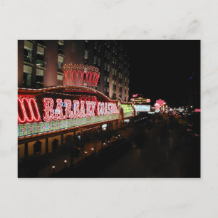 Barbary Coast and Flamingo Road Las Vegas Postcard