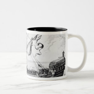 Barbary Galleys Two-Tone Coffee Mug