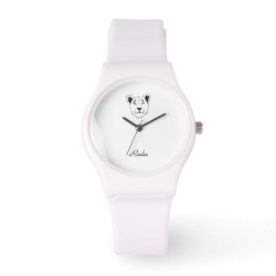 Barbary Lioness Sporty White Silicon Watch