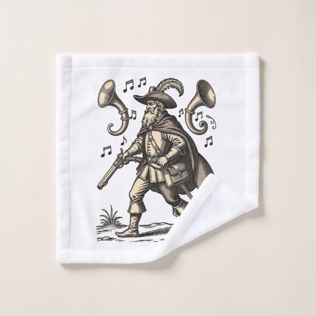 Barbatos Echoes of the Hunt Bath Towel Set (Wash Cloth)