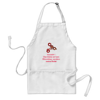 Barbecue apron for the grilled cuckold