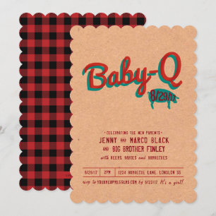 Barbecue Baby Shower Invitation