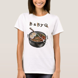 Barbecue Backyard Party Baby Shower BBQ Mother T-Shirt
