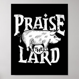 Barbecue Bbq Grill Pig Meat Pork Quote  Poster