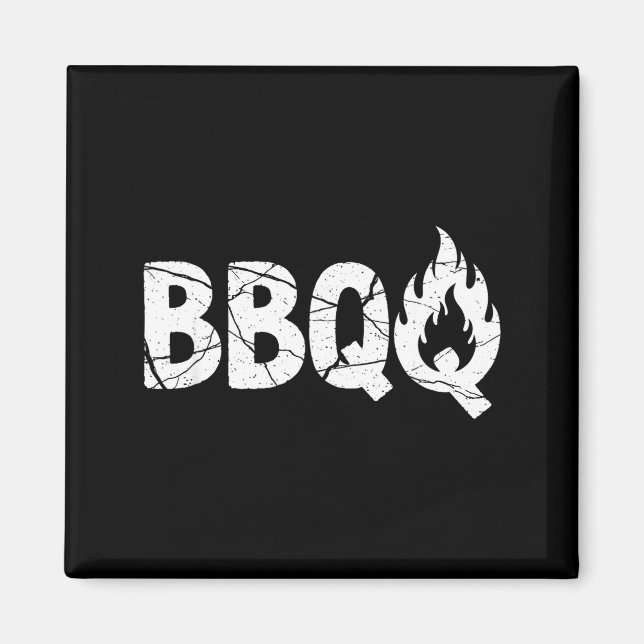 Barbecue Bbq Joke Gift For Grill Timer Smoker Camn Magnet (Front)