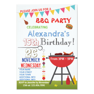 barbecue invitations