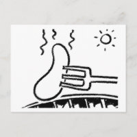 Barbecue Catering Cartoon Design