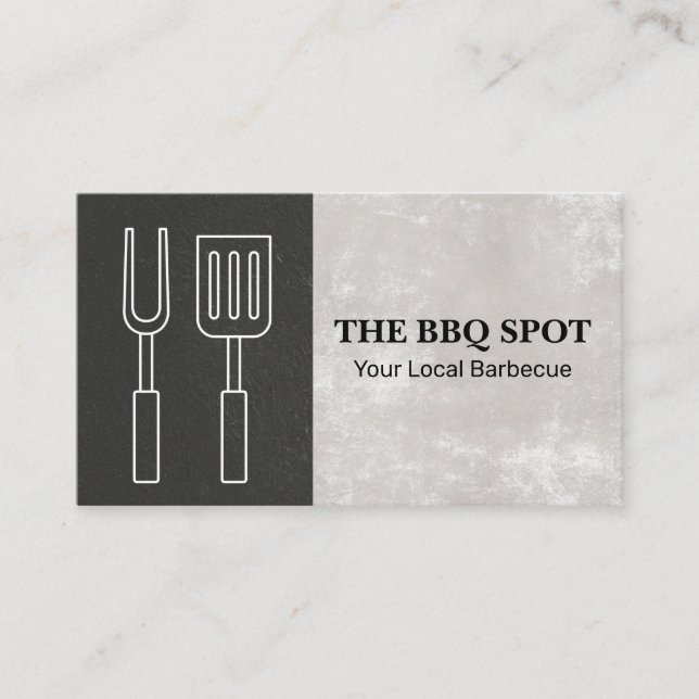 Barbecue | Chef | Restaurant Owner Business Card (Front)