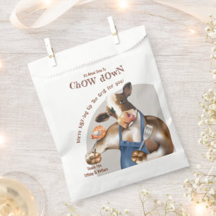 Barbecue Cookout Cow Grilling Shrimp Favour Bags